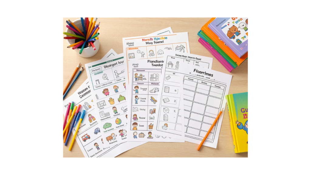 Printable classroom worksheets for math practice and classroom learning